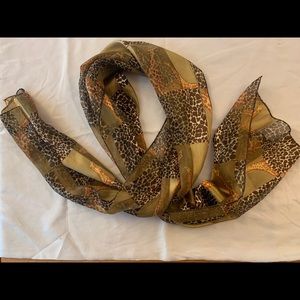 Giraffe print scarf